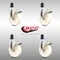 Service Caster 5 Inch 316SS Nylon Wheel Swivel 1-5/8 Inch Expanding Stem Caster Set Lock Brake SCC-SS316TTLEX20S514-NYS-158-4 - alternate 2